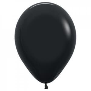 Sempertex Fashion Black Latex Balloon 45cm