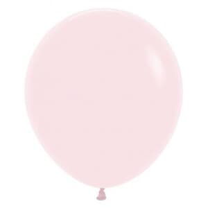 Sempertex Pastel Matte Pink Latex Balloon 45cm