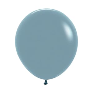 Sempertex Pastel Dusk Blue Latex Balloon 46cm