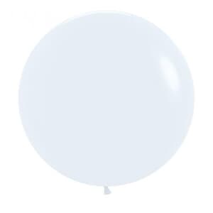 Sempertex Fashion White Latex Balloon 60cm