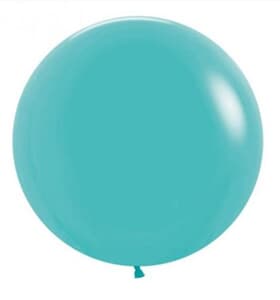 Sempertex Fashion Caribbean Blue Latex Balloon 60cm