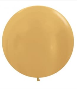 Sempertex Metallic Gold Latex Balloon 60cm