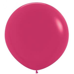 Fashion Raspberry Round Sempertex Latex Balloon 90cm