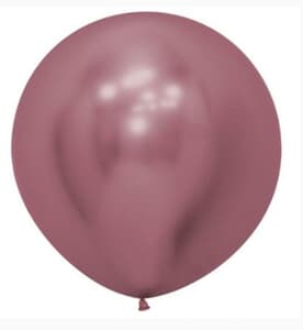 Sempertex Reflex Pink Latex Balloon 60cm Pack of 3