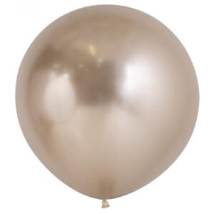 Sempertex Reflex Champagne Latex Balloon 60cm Pack of 3