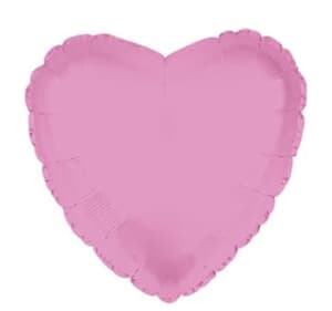 Pink Foil Heart 23cm