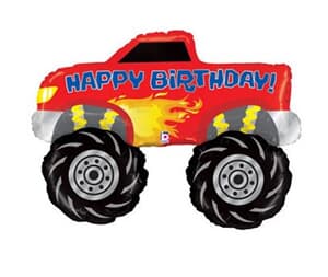 Party Deco Foil Balloon Monster Truck Birthday 40" (100cm)