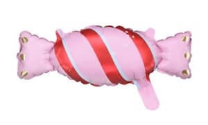 Party Deco Foil Balloon Pink Candy (Lollie) 5 pack 40x16.5cm
