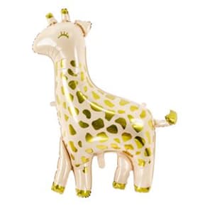 Party Deco Foil Balloon Giraffe With Gold Spots 100x120cm