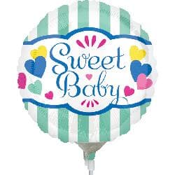 Sweet Baby Stripes and Hearts 23cm