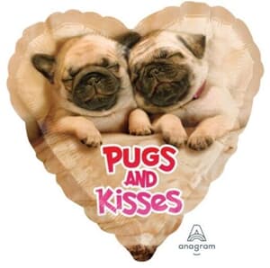 Pugs And Kisses 23cm