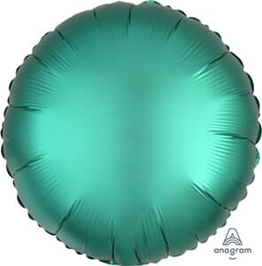 Circle Satin Luxe Jade Anagram packaged 45cm