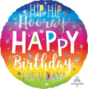 Hip Hip Hooray Birthday 45cm