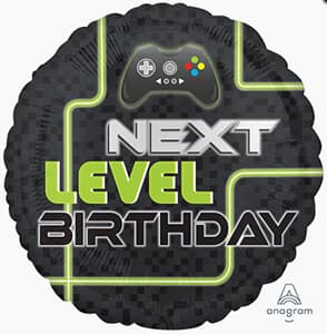 Level Up Next Level Birthday 45cm Foil Balloons