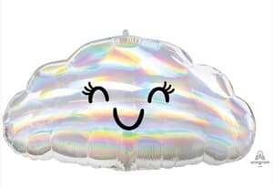 Iridescent Cloud Foil Supershape 58cm x 30cm