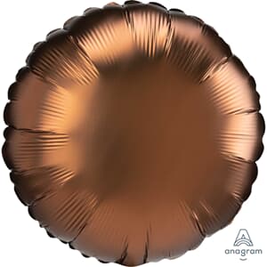 Anagram Circle Satin Luxe Cocoa 45cm