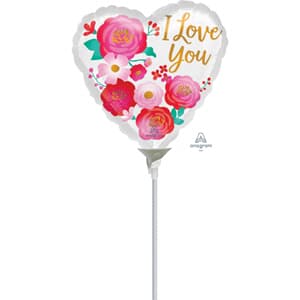 I Love You Ombre Flowers 23cm