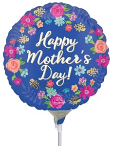10cm Happy Mothers Day Circled in Floral