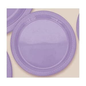 Plate Plastic 17.7cm Lavender