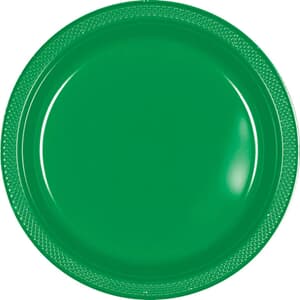 Plate Plastic 26cm Festive Spring Green