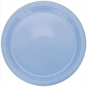 Plate Plastic 26cm Pastel Blue