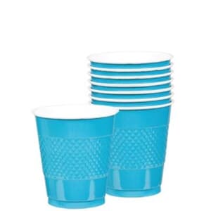 Cup Plastic 355ml Caribbean Blue