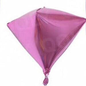 Diamond Shaped Foil 15" - 38 cm Pink