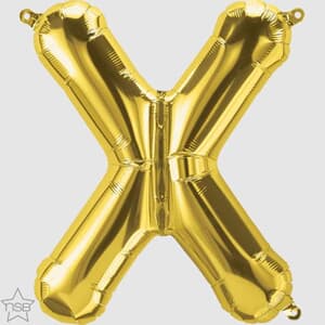 North Star 16" Gold Letter X