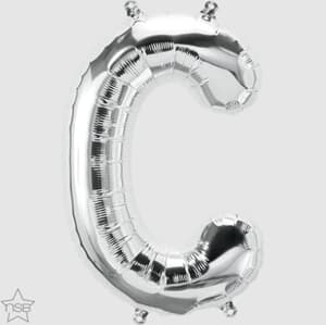 North Star 16" Silver Letter C