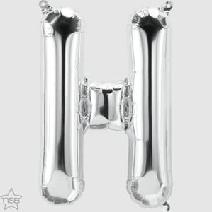North Star 16" Silver Letter H