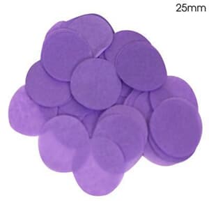Oaktree 2.5cm Paper Confetti Purple
