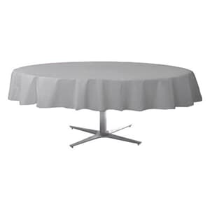 Tablecover Round Silver