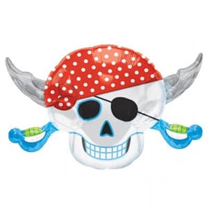 Pirates Party Skull SuperShape 71cm x 45cm