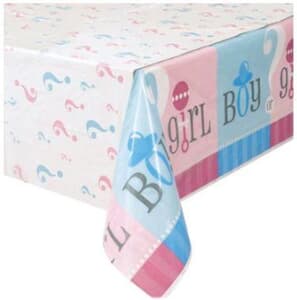 Girl or Boy? Plastic Tablecover