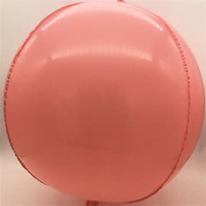 Plastic Balloon Balls 22" - 56cm Coral Pink Plastic self sealing