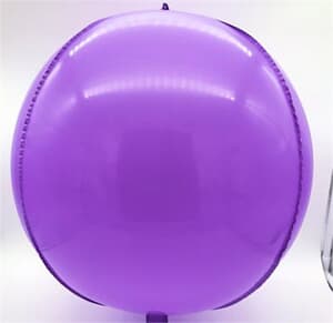 Plastic Balloon Balls 22" - 56cm Purple self sealing
