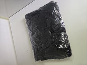Confetti Metallic 2cm Black 200 grams