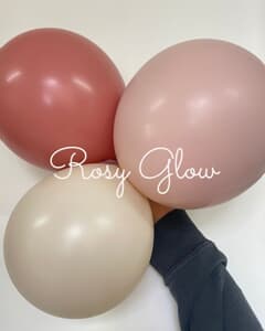 DIY Balloon Garland Rosy Glow