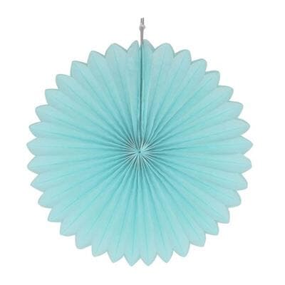 Paper Fan 12"-30cm Light Blue