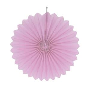 Paper Fan 12"-30cm Light Pink