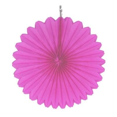 Paper Fan 12"-30cm Magenta