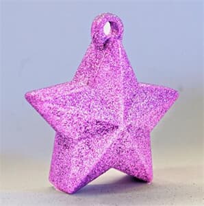 Glitter Star Weight 150g Light Pink