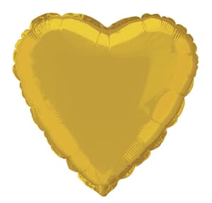 45cm Heart Foil Gold Hang-Sell Packaging