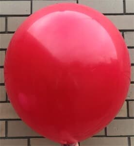 Macaron Coloured Latex 60cm Pastel Red Pack 4