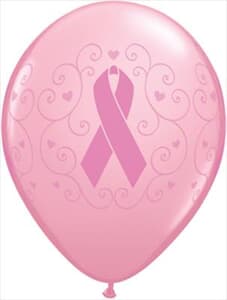 Qualatex Balloons Breast Cancer Awareness Pink 28cm