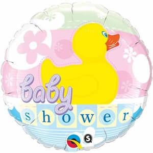 Qualatex Balloons Baby Shower Rubber Duckie 45cm