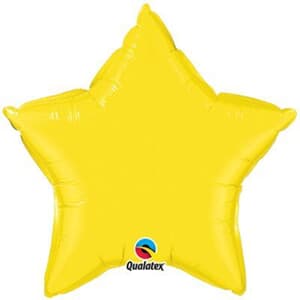 Star Foil Yellow 50cm # Unpackaged