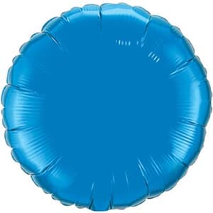 Circle Foil Sapphire Blue 36" Unpackaged