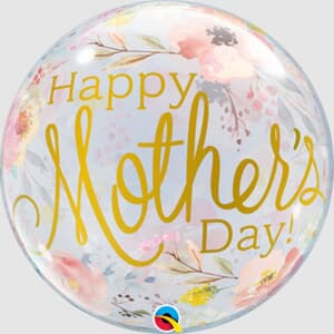 Mother's Day Watercolor Floral Bubble 55cm