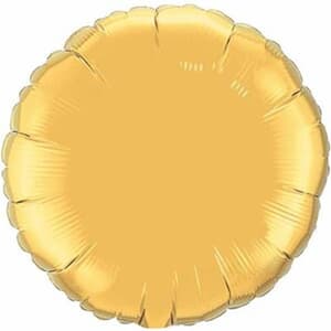 Qualatex Balloons 23cm Circle Gold